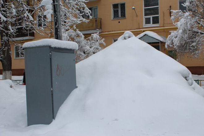Владимир Панов остался недоволен уборкой снега в Канавинском районе - фото 28